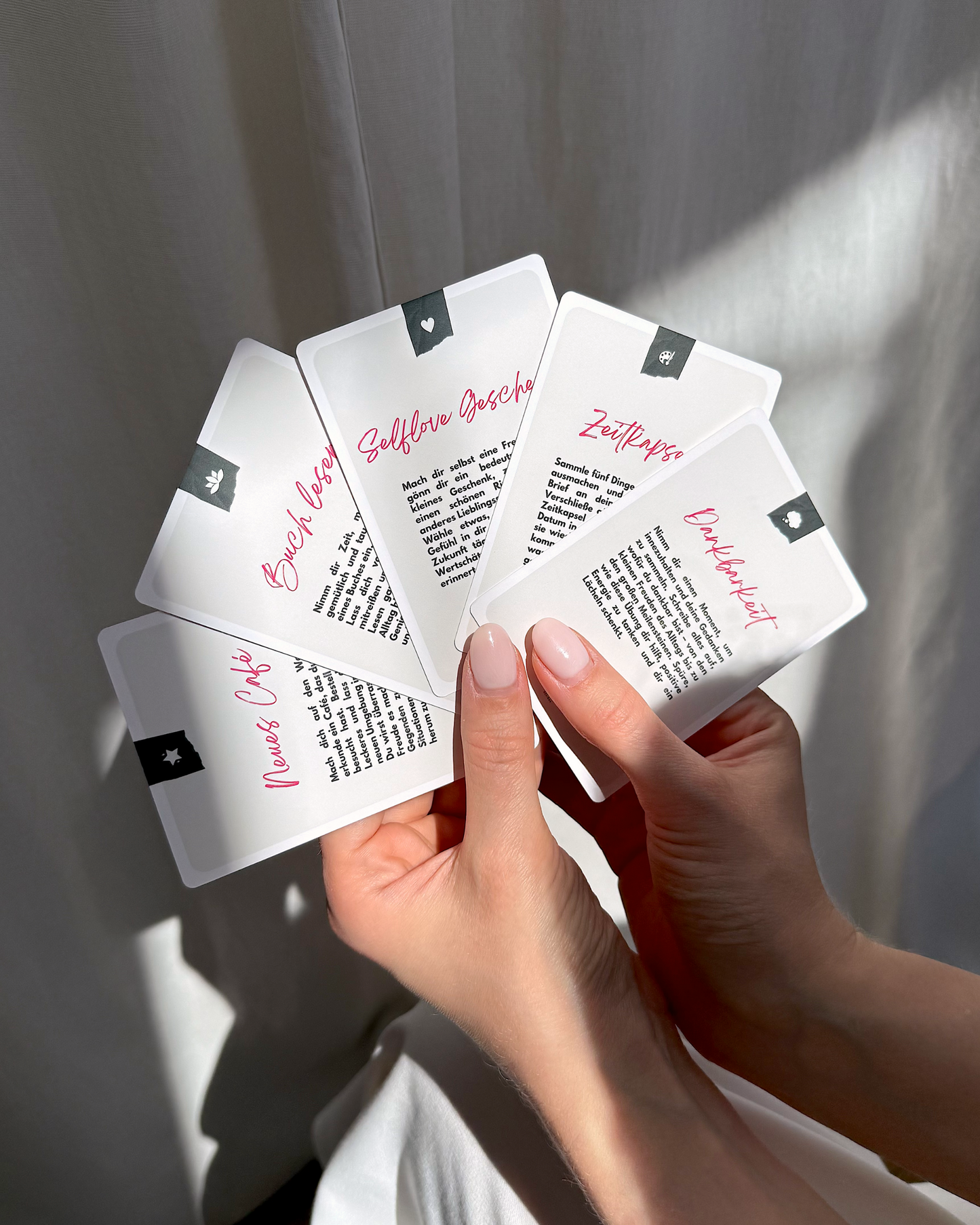 Zeit für mich | Kartenset mit 52 Me-Time Ideen